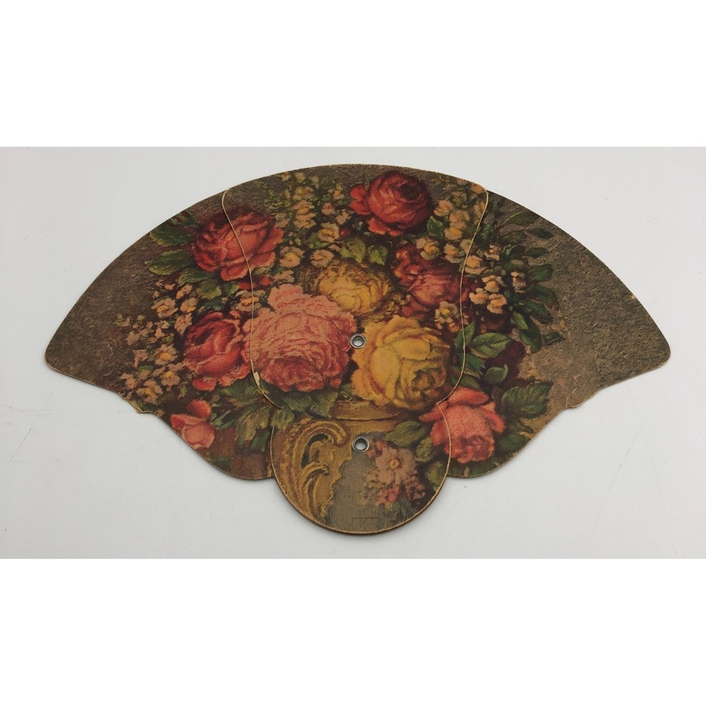 VINTAGE Colvin Service Princeton, IN FAN advertising Bouquet roses 1950's‎ USA